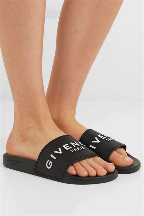 givenchy slides logo slides|Givenchy slides women.